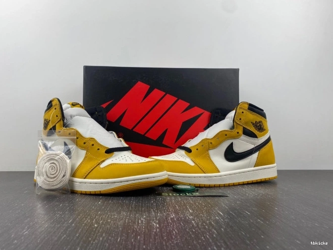 Rep TBK Yellow Air Ochre 1 High DZ5485-701 OG Jordan 0702